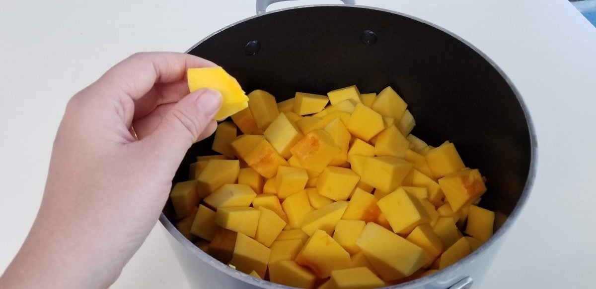 cubed butternut squash