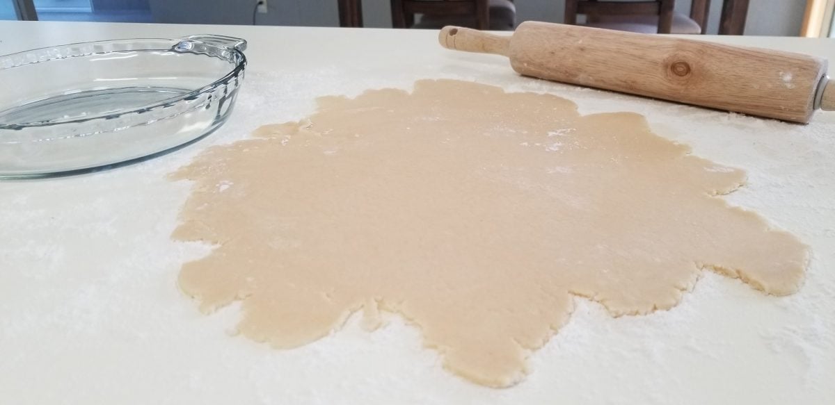 roll out vegan pie crust