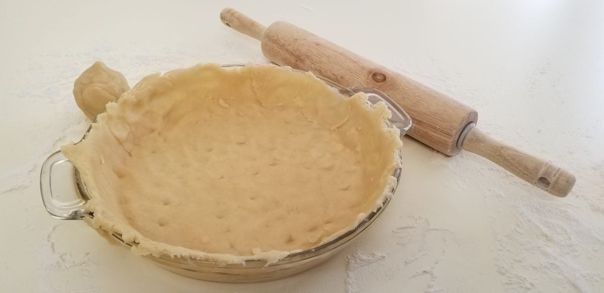 unfilled vegan pie crust