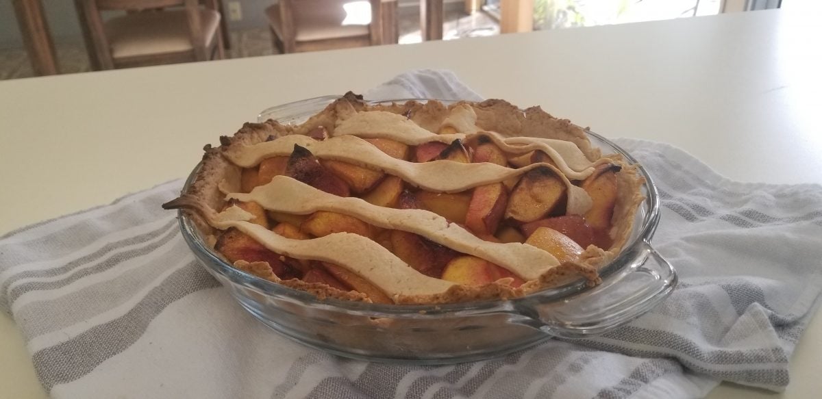 Nectarine Pie Recipe Finished
